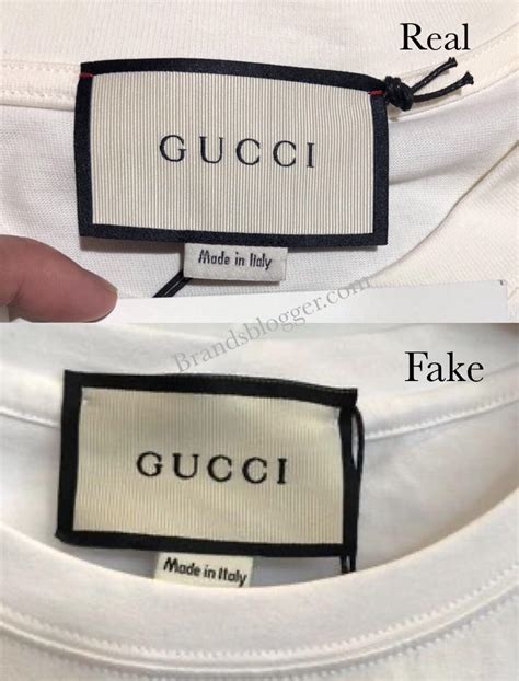 fake gucci t shirt|authentic gucci labels.